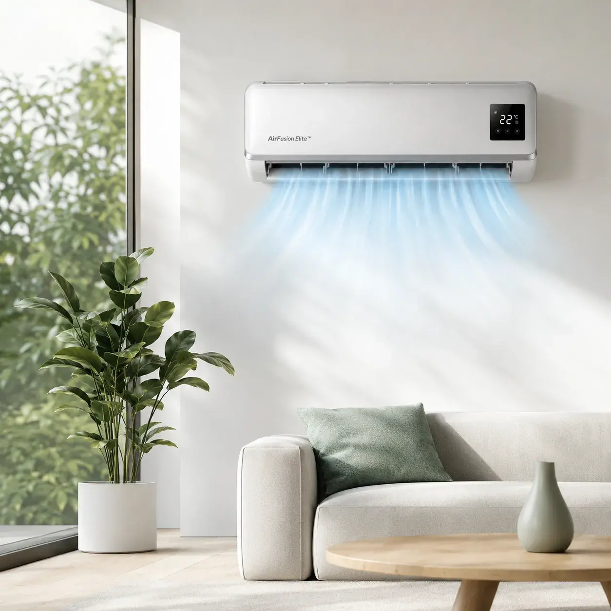 AirFusion Elite™ cooling in summer and heating in winter