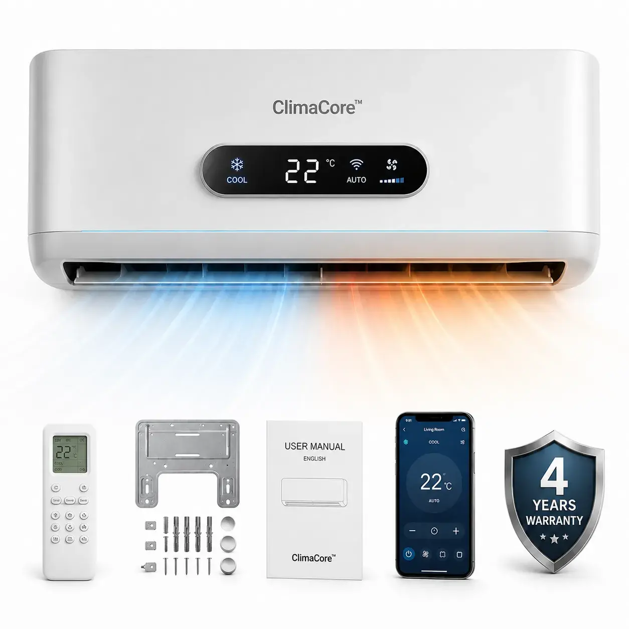 ClimaCore™ complete package and included accessories